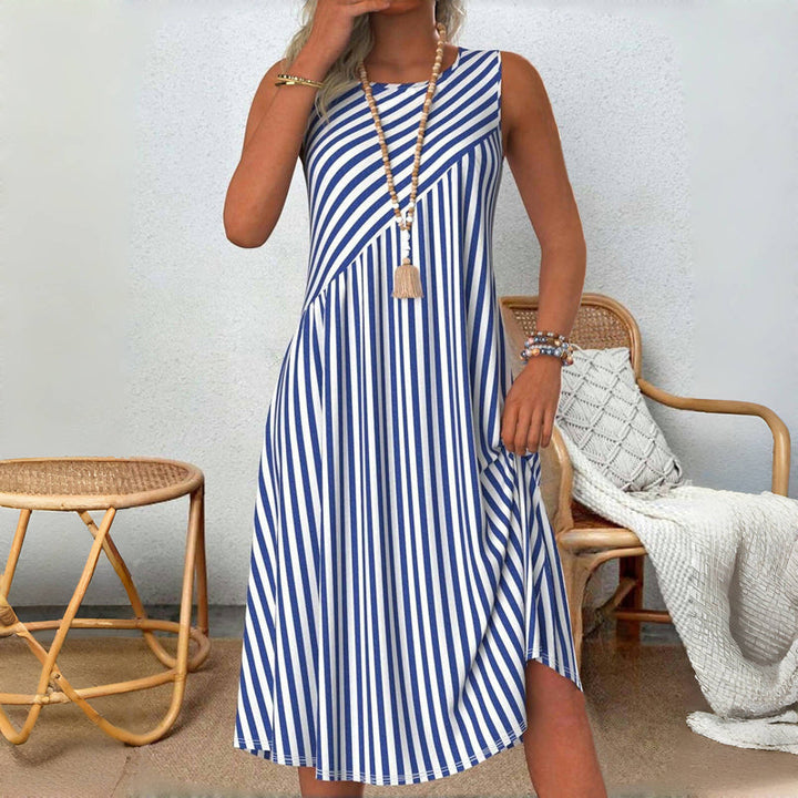 Nyla – Striped Midi Dress